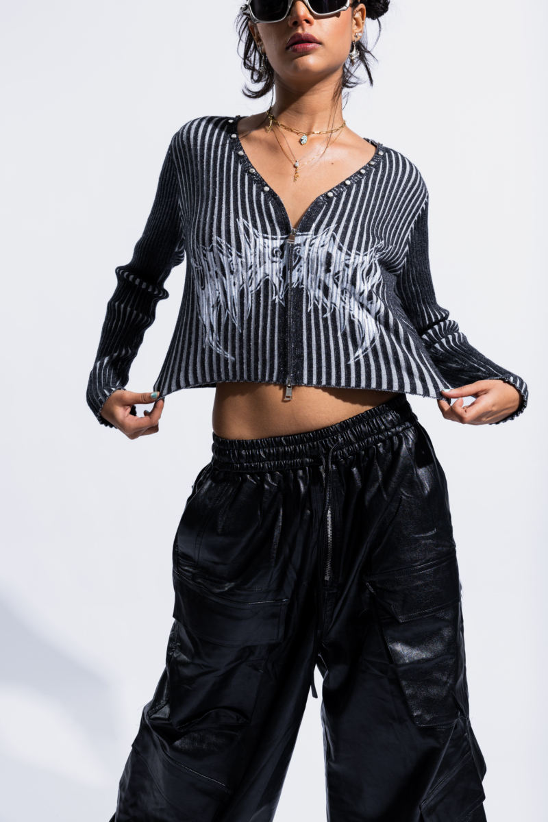 Striped Printed Top - Image 3