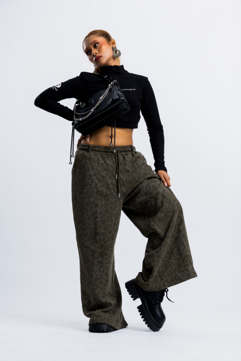 Leopard Print Sweat Pants - Image 2
