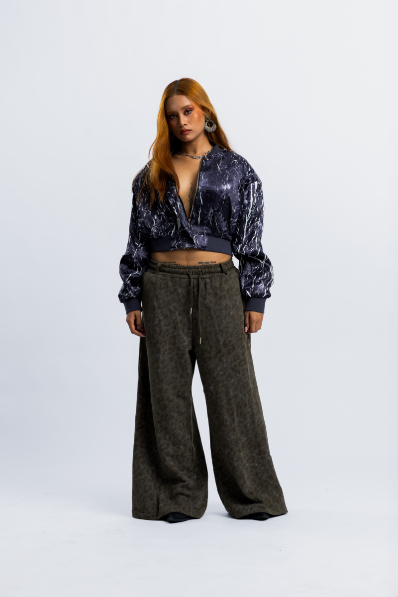 Leopard Print Sweat Pants