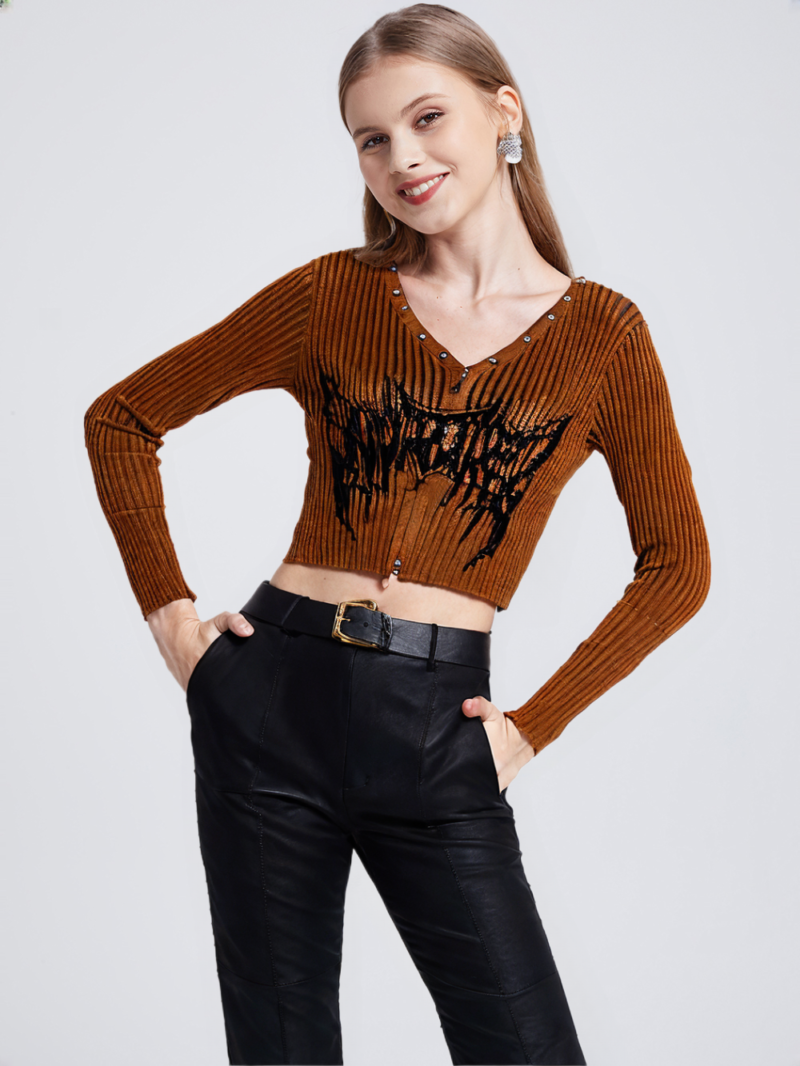 Striped Printed Top - Image 5