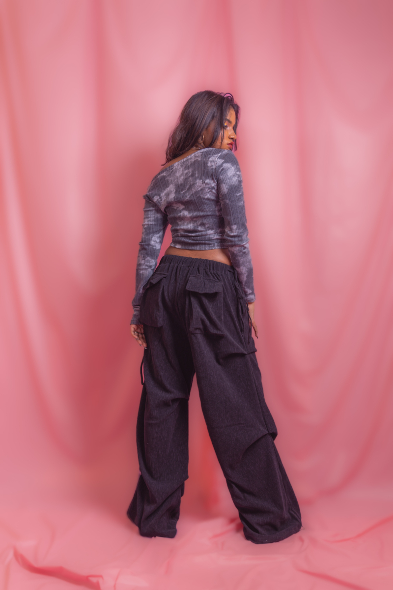 Slouchy Fit Strap Detailed Pant - Image 3
