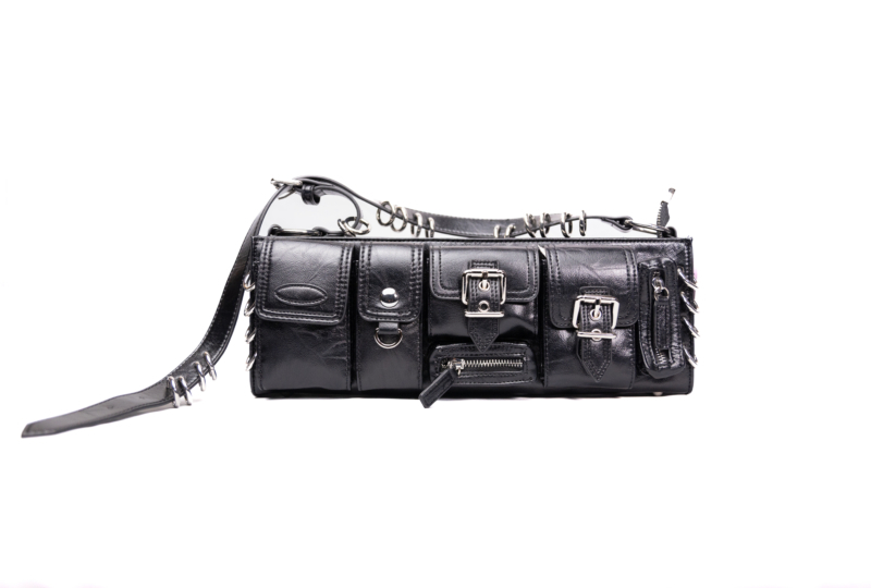Black Buckle Carry Bag