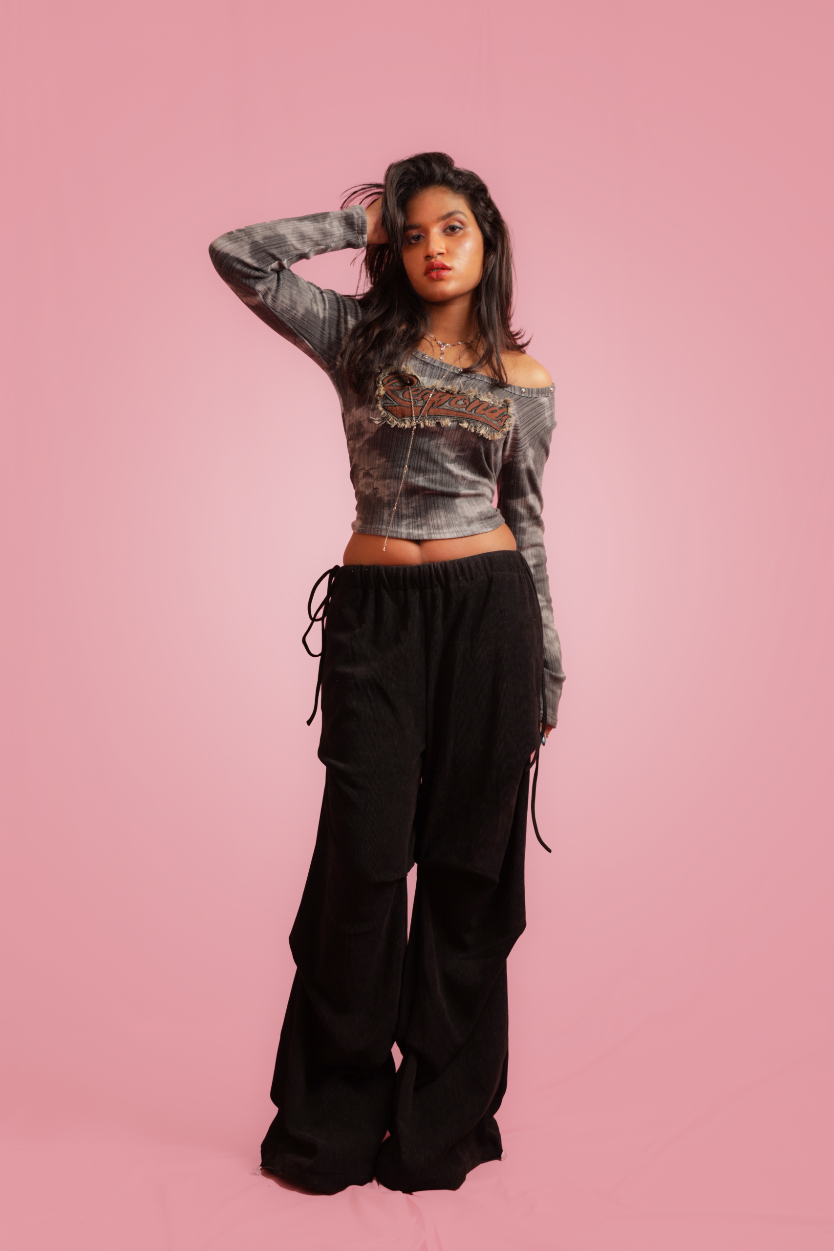 Gridline Oversized Pant
